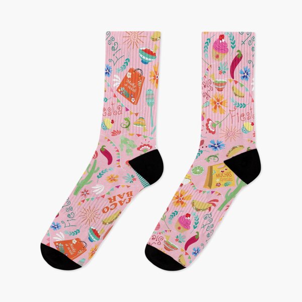 Item preview,  Mexican fiesta party pink background designed and sold by SweetCoolVibes.