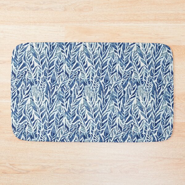 Item preview, Blue Leaves Pattern designed and sold by Pattrnz.