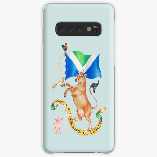 Vegan Coat of Arms by Maria Tiqwah Samsung Galaxy Snap Case