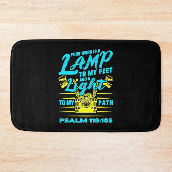 Item preview, Psalm 119:105 Your Word Is A Lamp To My Feet And A Light To My Path designed and sold by plushism.