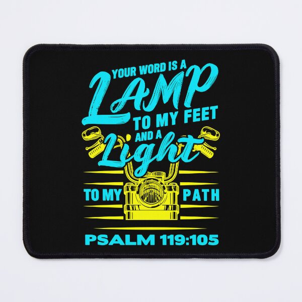 Item preview, Psalm 119:105 Your Word Is A Lamp To My Feet And A Light To My Path designed and sold by plushism.