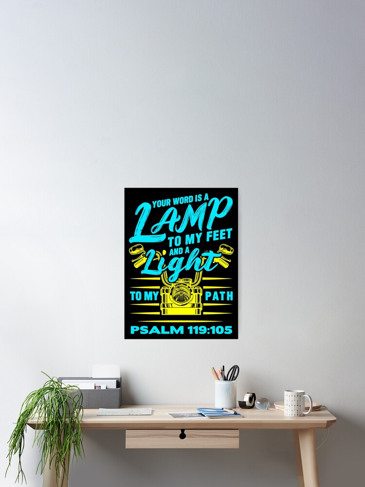 Your Word is A Lamp For My Feet {Small Wall Tapestry} Your Word is A Lamp For My Feet {Small Wall Tapestry}