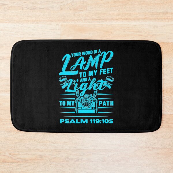 Item preview, Psalm 119:105 Your Word Is A Lamp To My Feet And A Light To My Path designed and sold by plushism.