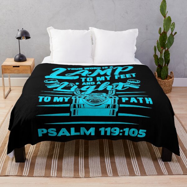 Item preview, Psalm 119:105 Your Word Is A Lamp To My Feet And A Light To My Path designed and sold by plushism.