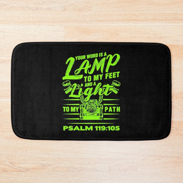Item preview, Psalm 119:105 Your Word Is A Lamp To My Feet And A Light To My Path designed and sold by plushism.