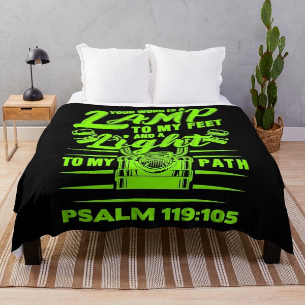 Item preview, Psalm 119:105 Your Word Is A Lamp To My Feet And A Light To My Path designed and sold by plushism.