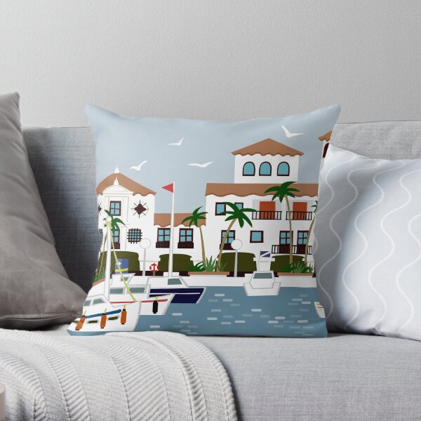 Puerto De La Duquesa Throw Pillow