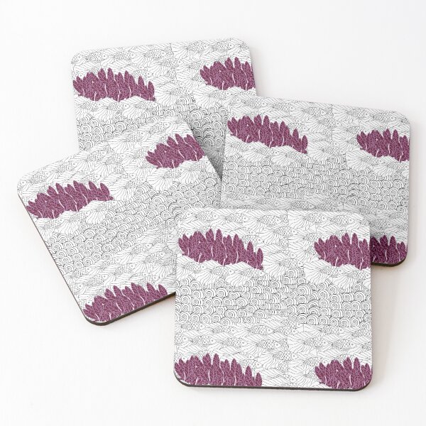 Item preview, black and white sea life pattern designed and sold by SqueezeFashion.