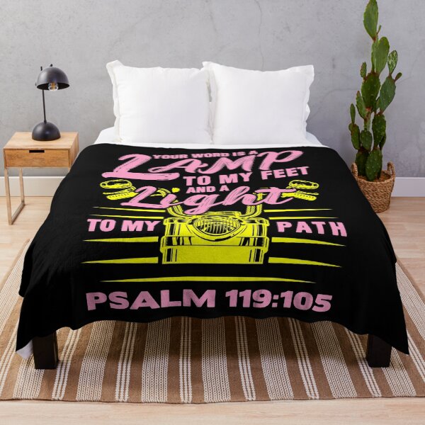 Item preview, Psalm 119:105 Your Word Is A Lamp To My Feet And A Light To My Path designed and sold by plushism.