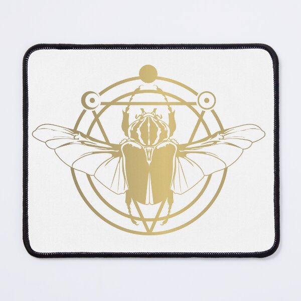 Item preview, Golden Scarab: A Sacred Geometry Design designed and sold by gamboling.