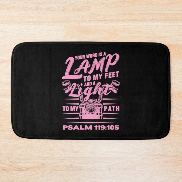 Item preview, Psalm 119:105 Your Word Is A Lamp To My Feet And A Light To My Path designed and sold by plushism.