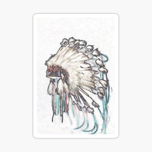 WAR BONNET Sticker