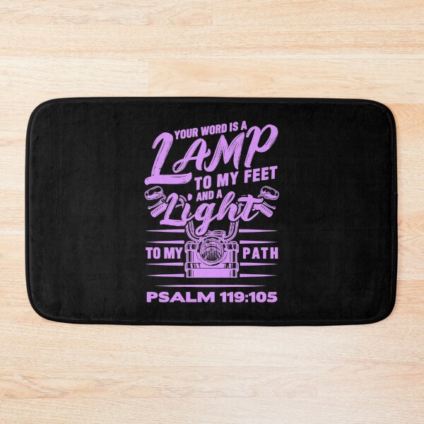 Item preview, Psalm 119:105 Your Word Is A Lamp To My Feet And A Light To My Path designed and sold by plushism.