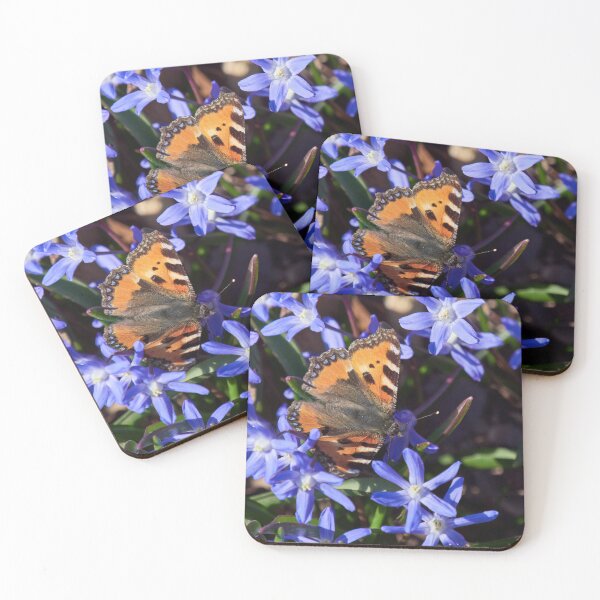 Item preview, Small tortoiseshell on the Glory of the Snow designed and sold by Jouko Lehto Photography.