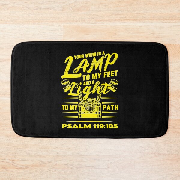 Item preview, Psalm 119:105 Your Word Is A Lamp To My Feet And A Light To My Path designed and sold by plushism.