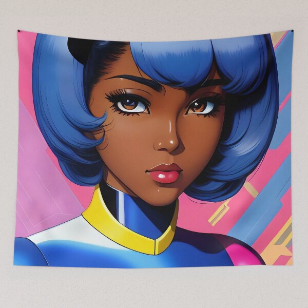Item preview, Bubble Gworl | Black Anime Girl designed and sold by blackanimemecca.