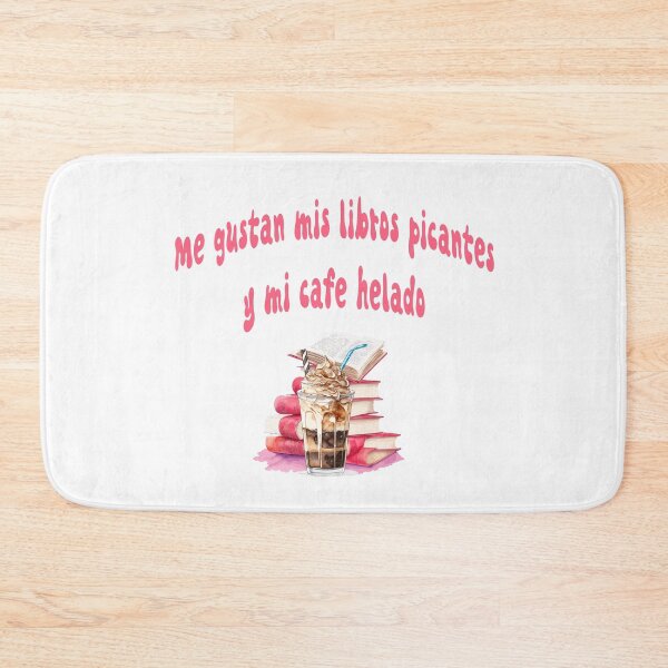 Item preview, Me gustan mis libros picantes y mi café helado designed and sold by jkrphoto.