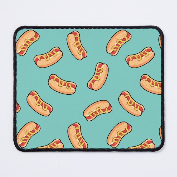 Item preview, Hotdog Green Pattern designed and sold by keeleypost.