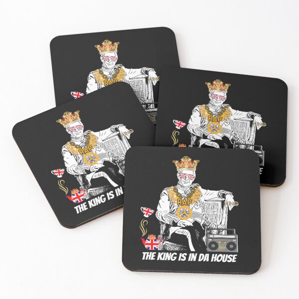 Item preview, King Charles III, The King is in da House BW, Coronation Celebration, Bling, Original Design, King Charles 3 designed and sold by Zenzly.