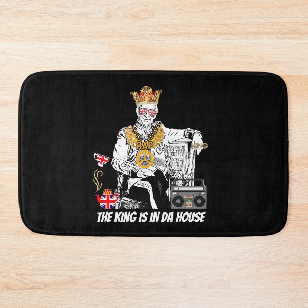 Item preview, King Charles III, The King is in da House BW, Coronation Celebration, Bling, Original Design, King Charles 3 designed and sold by Zenzly.