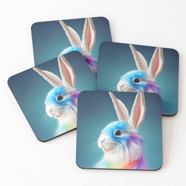 Item preview, Lisa the velvet paw, little colorful sweet rabbit designed and sold by Pixelboys.