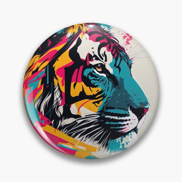 Item preview, Pop Art Portrait of a Tiger designed and sold by M0thergoose.