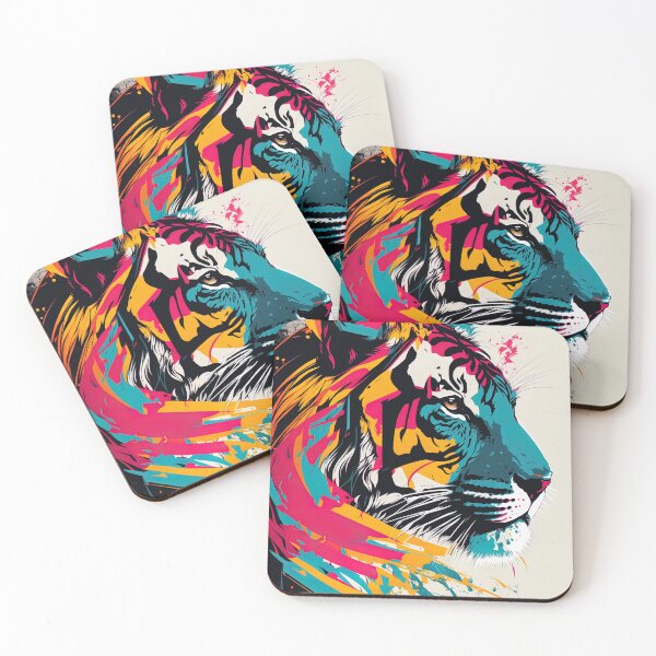 Item preview, Pop Art Portrait of a Tiger designed and sold by M0thergoose.