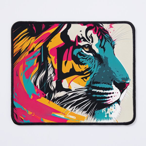 Item preview, Pop Art Portrait of a Tiger designed and sold by M0thergoose.