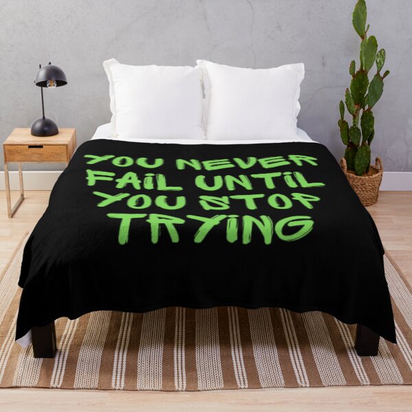 Item preview, You never fail until you stop trying  designed and sold by TeePassion.