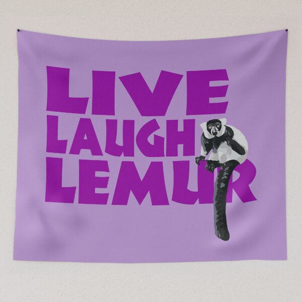 Item preview, Live laugh Lemur designed and sold by GeoCreate.
