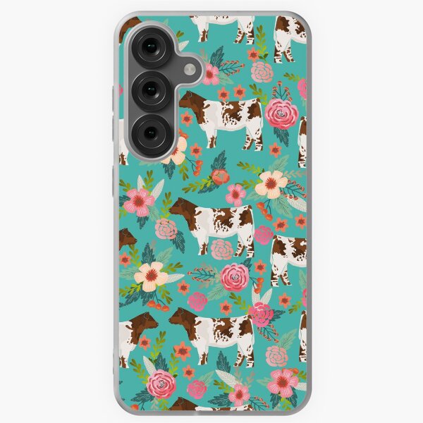 Item preview, Shorthorn cattle breed farm homestead cows shorthorn cow floral  designed and sold by PetFriendly.