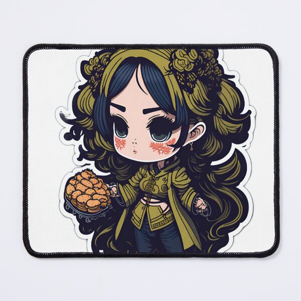 Item preview, Natural Charm: An Isometric Sticker of a Vietnamese Beauty in ao dai designed and sold by RedArtG09.