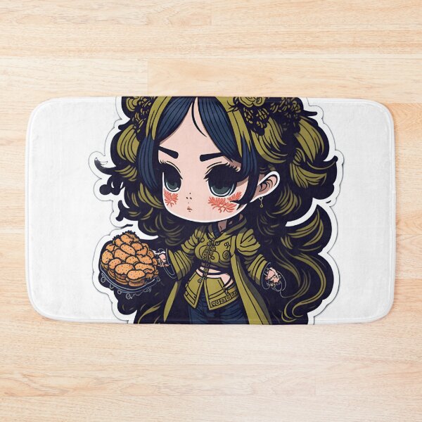 Item preview, Natural Charm: An Isometric Sticker of a Vietnamese Beauty in ao dai designed and sold by RedArtG09.
