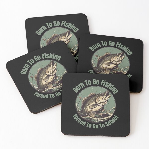 Item preview, born to go fishing forced to go to school designed and sold by Diamaber.