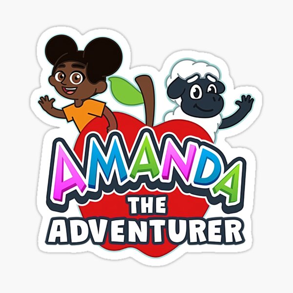 "Amanda The Adventurer Logo" Sticker for Sale by CloutDesigner | Redbubble