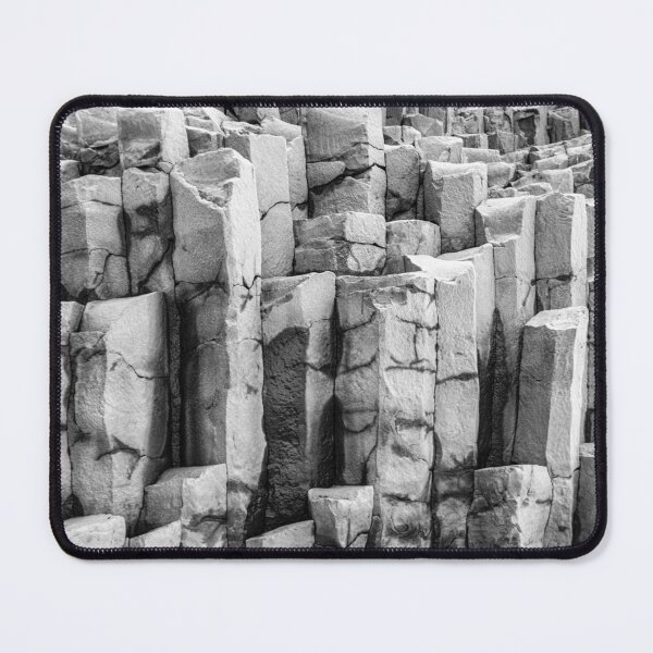 Item preview, Basalt Columns in black and white designed and sold by Lyl Dil Creations.