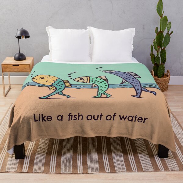 Item preview, Like a fish out of water designed and sold by GreissDesign.