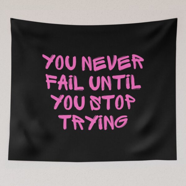 Item preview, You never fail until you stop trying  designed and sold by TeePassion.