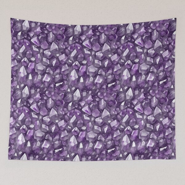 Item preview, Transcendent Dreamscape - An Amethyst Tapestry of Multidimensional Realms and Cosmic Visioning designed and sold by Girly-Universe.