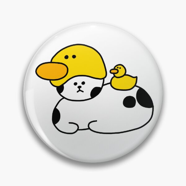 Aperçu de l'œuvre un canard et un chat dans un chapeau de canard créée et vendue par superbaechoo.
