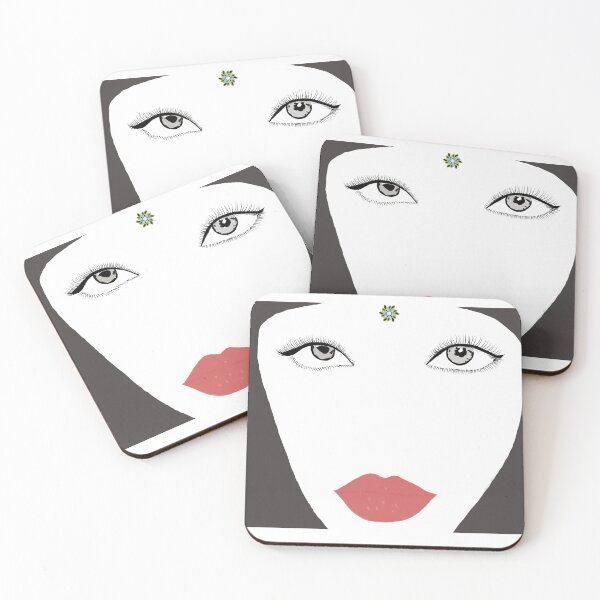 Item preview, beautiful face painting charming red lips Comforter. designed and sold by Nesyarat.