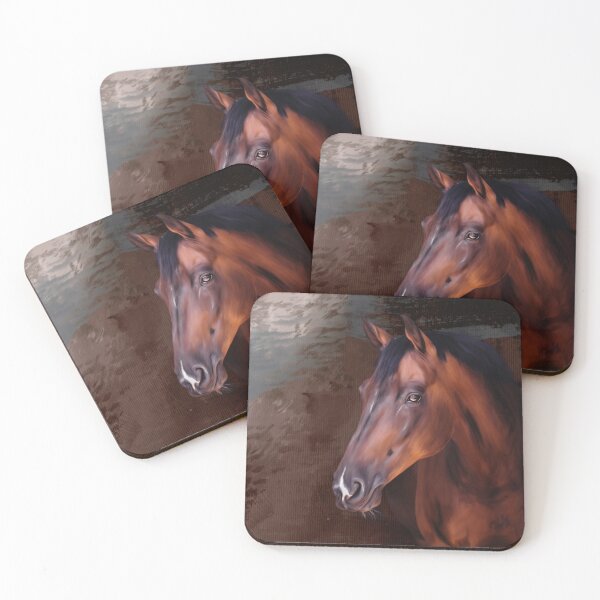 Item preview, Brown Horse Portrait designed and sold by Gatterwe.