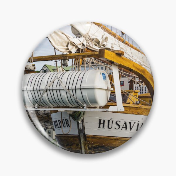 Item preview, Reflection in the harbor of Husavik, Iceland designed and sold by Lyl Dil Creations.