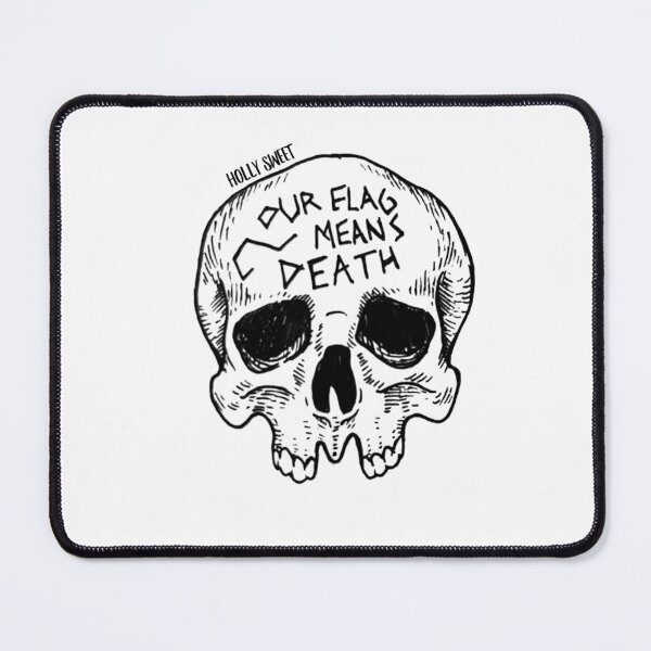 Item preview, Our Flag Means Death skull illustration designed and sold by hollyisnotanart.