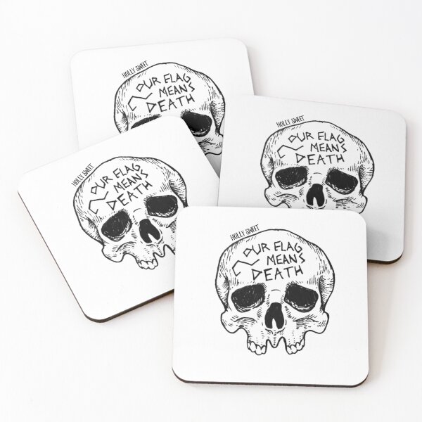 Item preview, Our Flag Means Death skull illustration designed and sold by hollyisnotanart.