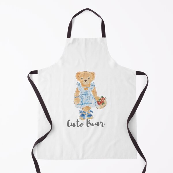 Item preview, Cute Teddy Bear in blue dress designed and sold by Anastasiia87.