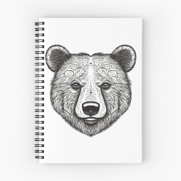 Item preview, Plantilla de oso negro designed and sold by OtterComforts.
