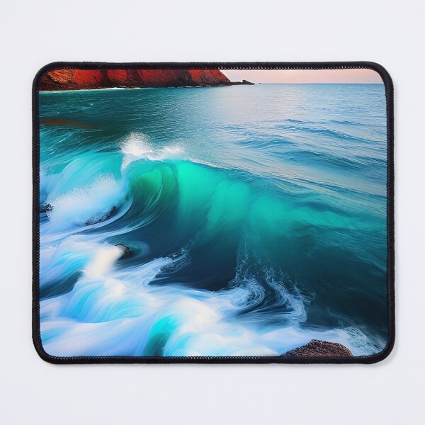 Item preview, Awe-Inspiring Waves in the Setting Sun designed and sold by fkc666.