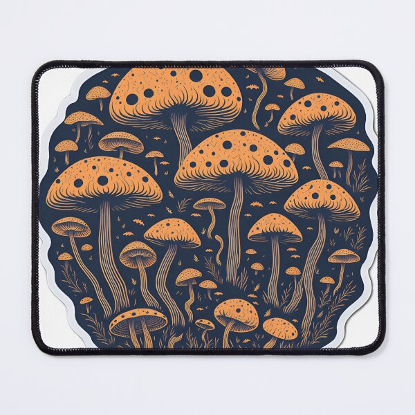 Item preview, Retro Fairy Mushroom Sticker Design Fractal Mushroom Illustration Colourful Shades Artwork Highly Detailed Clean Design designed and sold by RedArtG09.