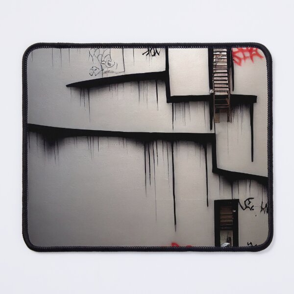 Item preview, Reflective abstract/characters on urban graffiti designed and sold by Piotrek0001.